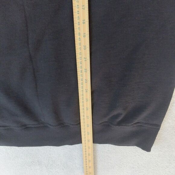 Champion Men's Spellout Size 2XL Powerblend Sweatshirt Black White Pixel Retro - Picture 5 of 7